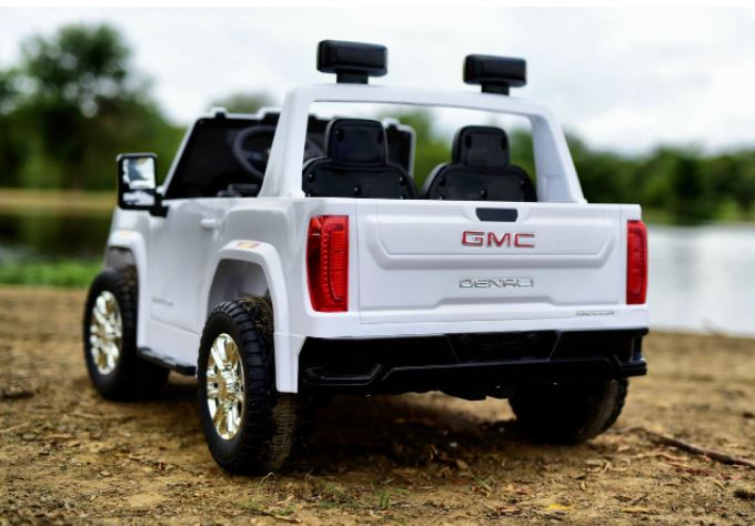 2026 UPGRADED GMC Sierra 24V 2 Seater Kids Ride On Car With Remote Control - Couch Potato