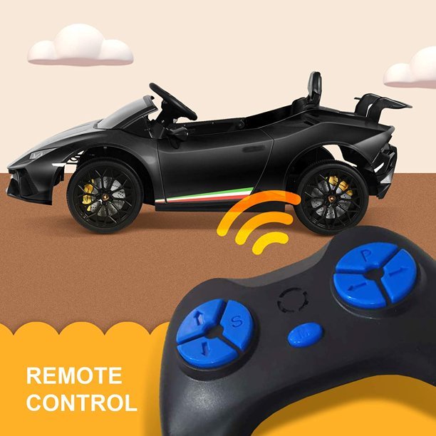 2026 12V Lamborghini Huracan DELUXE Kids Electric Ride On Car with Remote Control - Couch Potato