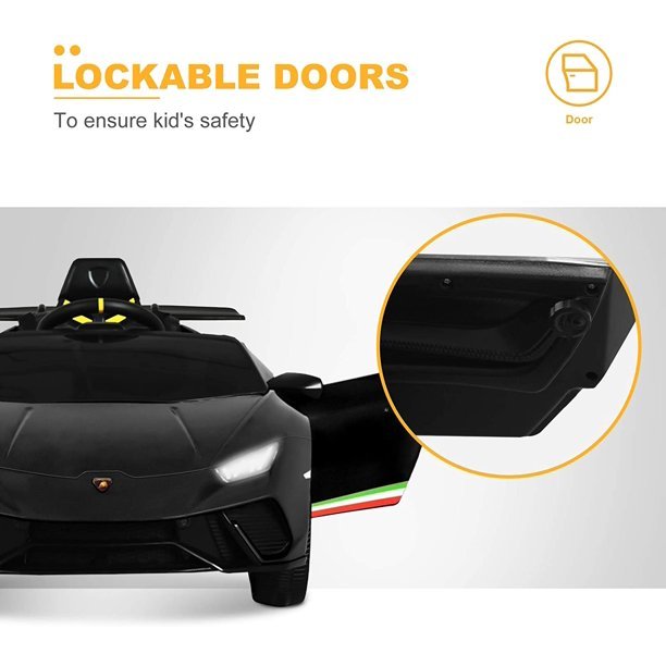 2026 12V Lamborghini Huracan DELUXE Kids Electric Ride On Car with Remote Control - Couch Potato