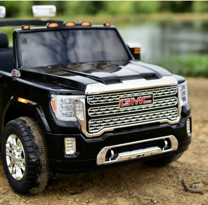2026 UPGRADED GMC Sierra 24V 2 Seater Kids Ride On Car With Remote Control - Couch Potato