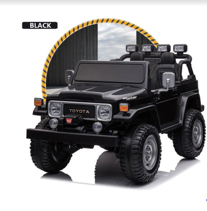 2026 24V Toyota FJ - 40 2 Seater Kids Ride On Car with Remote Control DELUXE - Couch Potato