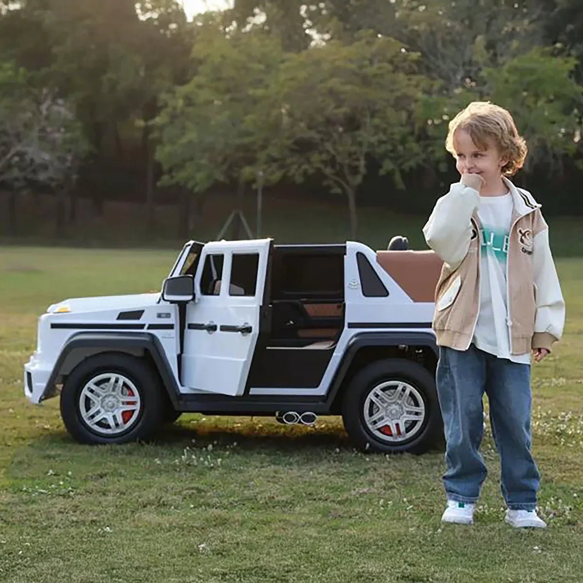 24V Mercedes Benz Maybach G650 XXL Ride On Car for Kids OR Adults - Couch Potato