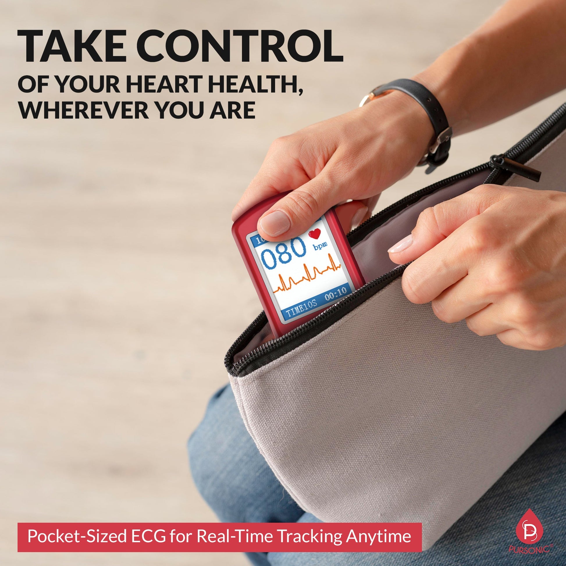 Rechargeable EKG Monitor - Couch Potato