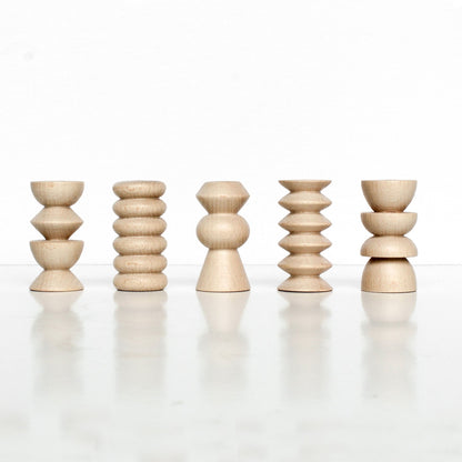 Totem Picture / Postcard Stands - Set of 5 Tall - Couch Potato