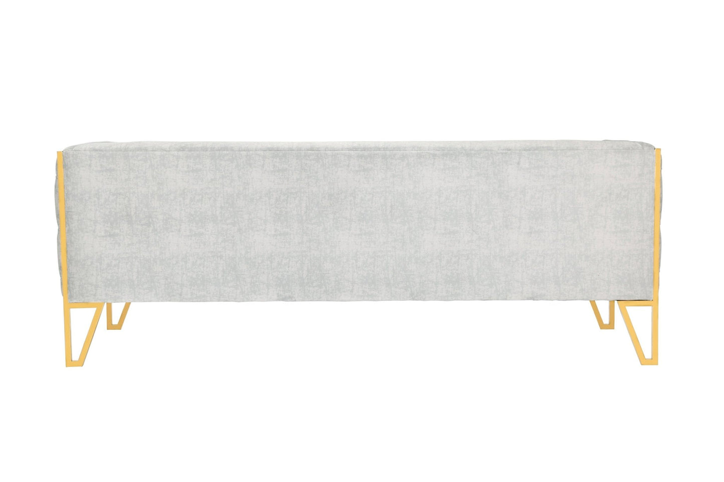 Vector 3 - Seater Sofa - Grey/Gold - Couch Potato