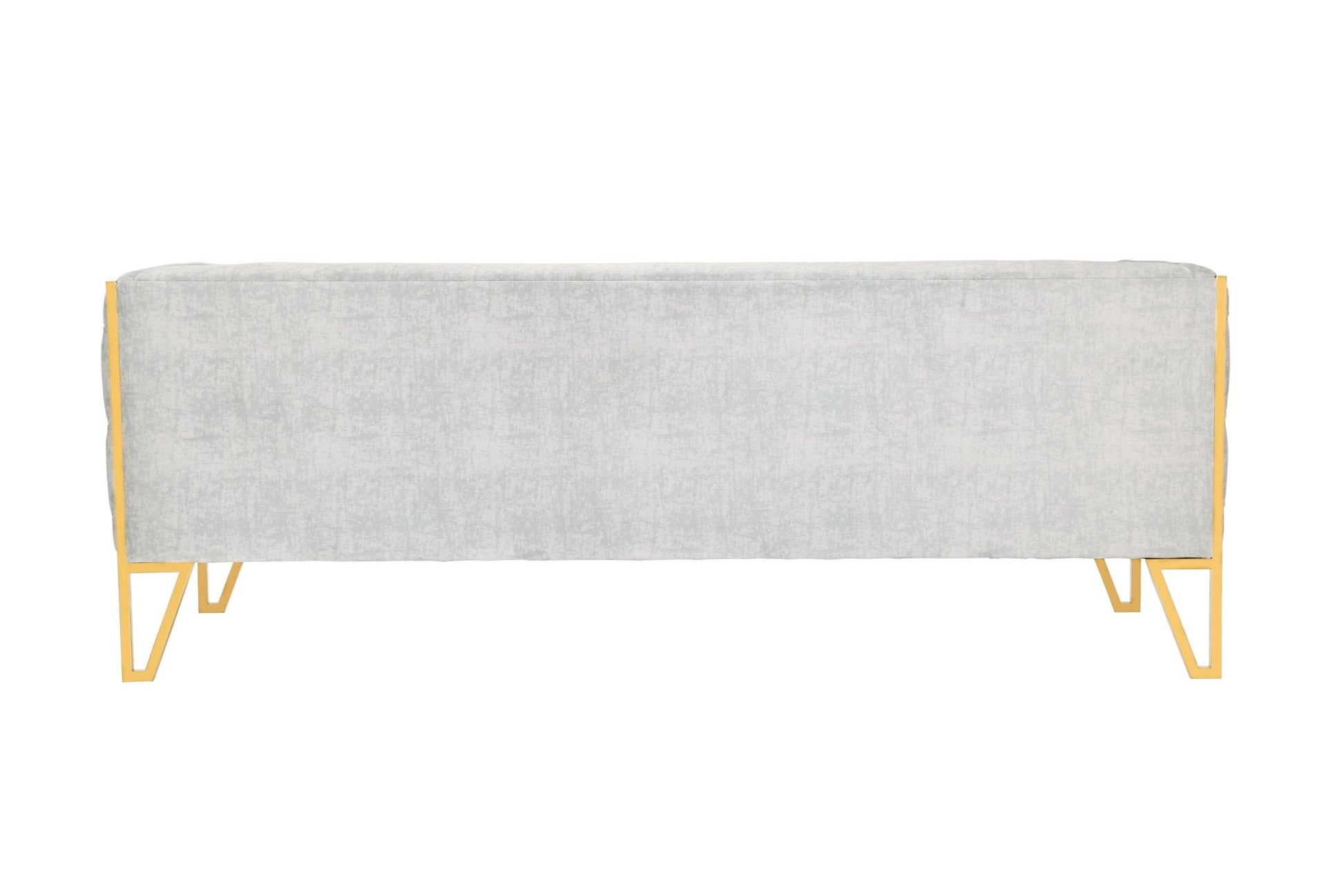 Vector 3 - Seater Sofa - Grey/Gold - Couch Potato