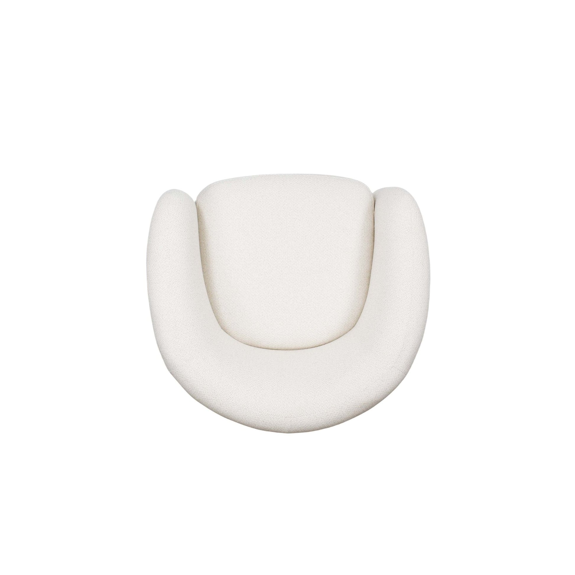 Chloe Pine Wood Tweed Accent Chair - Cream - Couch Potato