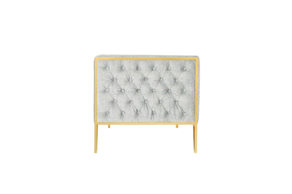 Vector 3 - Seater Sofa - Grey/Gold - Couch Potato