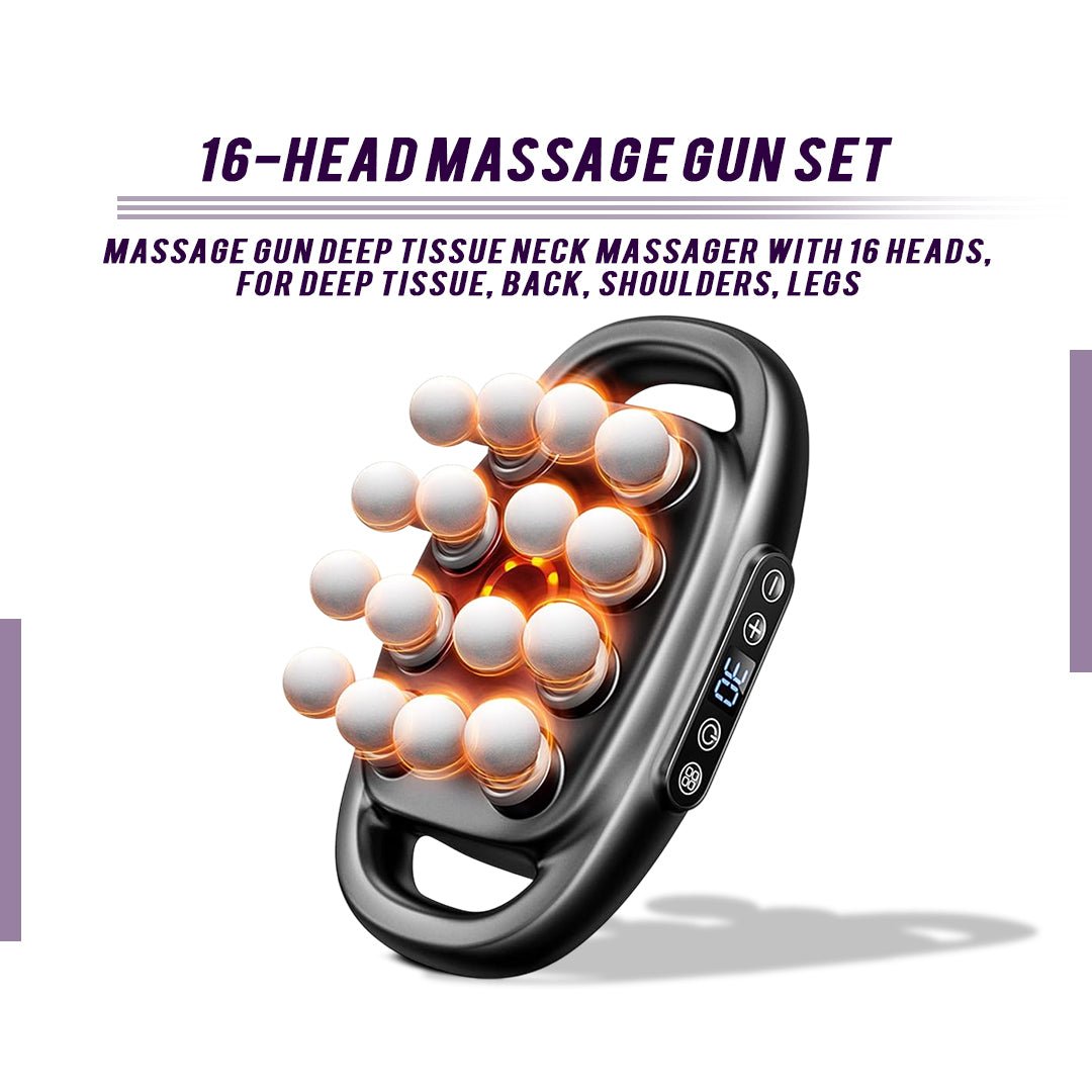 Multi - Head Massage Gun - Couch Potato