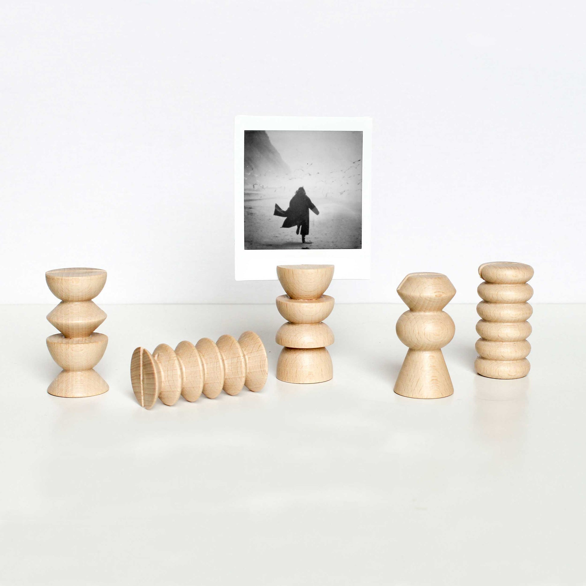Totem Picture / Postcard Stands - Set of 5 Tall - Couch Potato