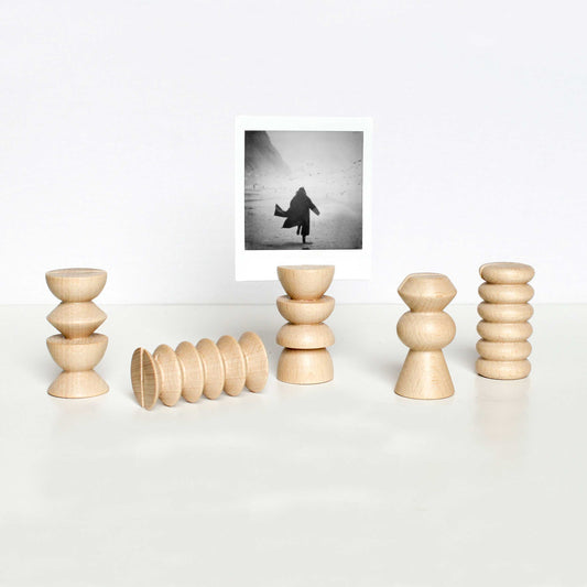 Totem Picture / Postcard Stands - Set of 5 Tall - Couch Potato