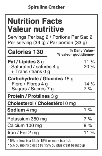Spirulina Banana Crisps, 6 x 66g - Pack - Couch Potato