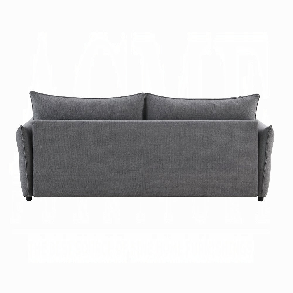 Cais Condo Size Sleeper Sofa w/Storage - Grey - Couch Potato