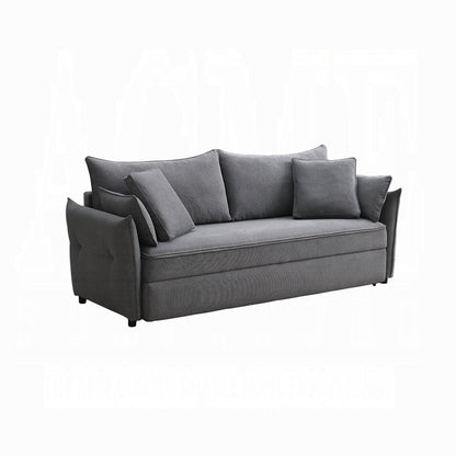 Cais Condo Size Sleeper Sofa w/Storage - Grey - Couch Potato