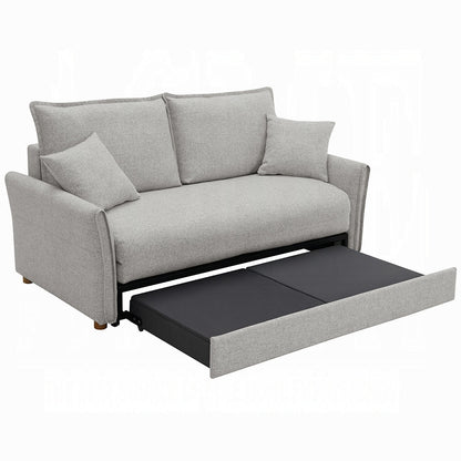 Oran Condo Size Sleeper Sofa w/Storage - Grey - Couch Potato