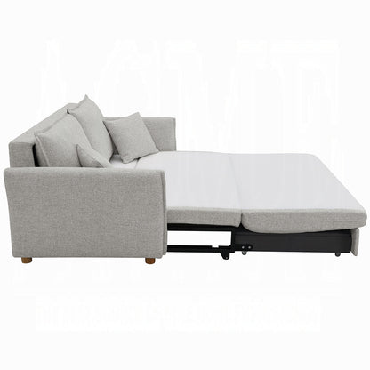 Oran Condo Size Sleeper Sofa w/Storage - Grey - Couch Potato