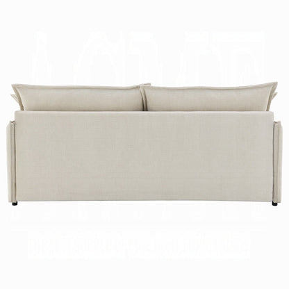 Faro Condo Size Sleeper Sofa w/Storage - Beige - Couch Potato