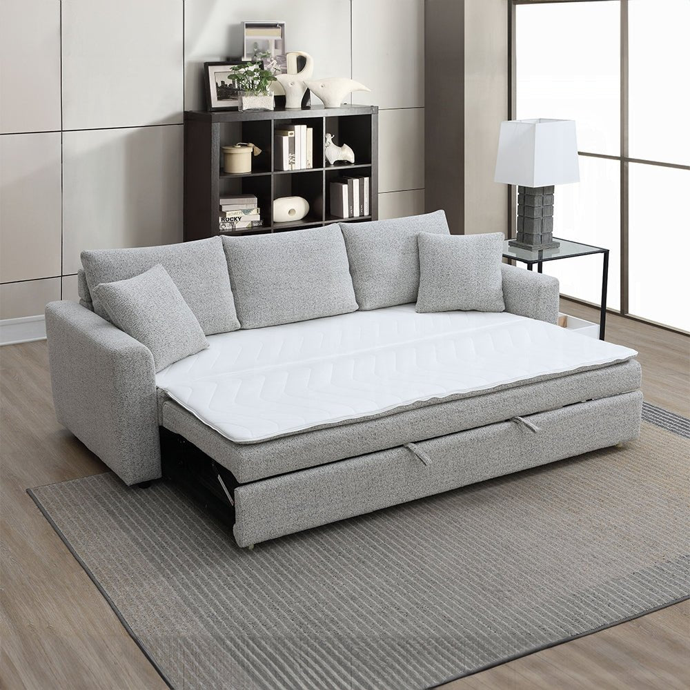 Bairro Condo Size Sleeper Sofa - Grey - Couch Potato