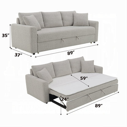 Bairro Condo Size Sleeper Sofa - Grey - Couch Potato