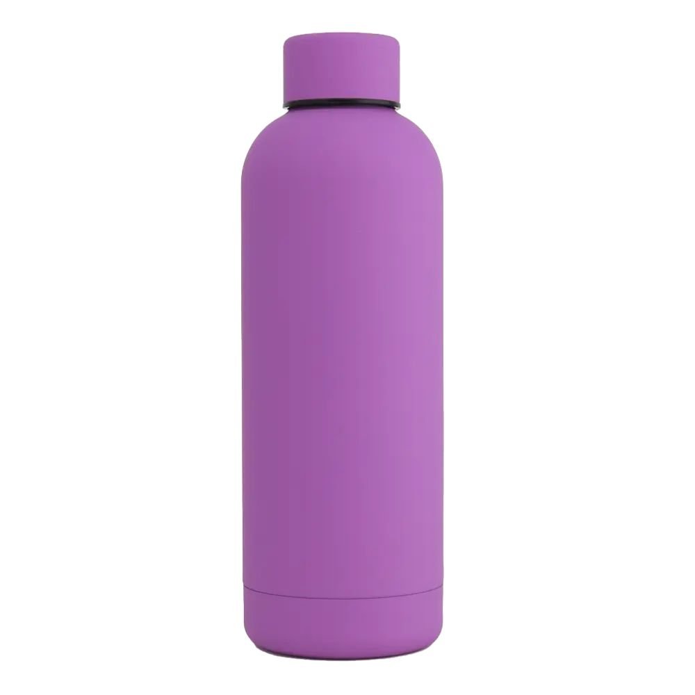 17oz Rubber Vacuum Insulated Stainless Steel Water Bottle - Couch Potato