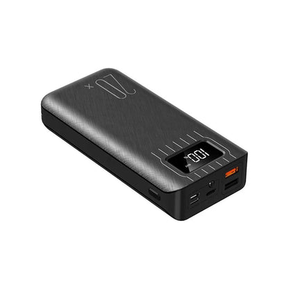 20000mAh External Battery Power Bank Dual USB With LED Flashlight - Couch Potato