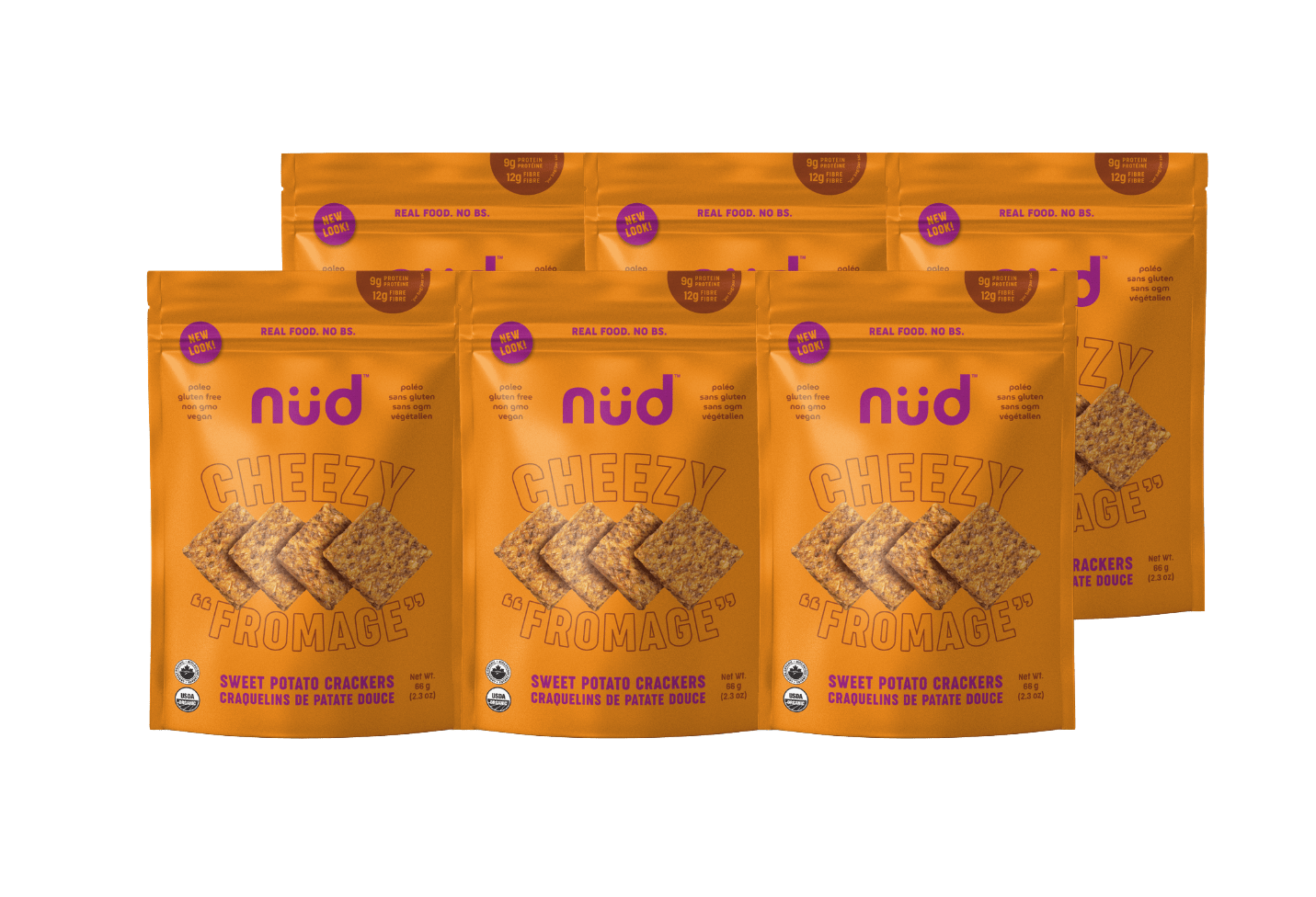 Cheezy Crackers, 6 x 66g - Pack - Couch Potato