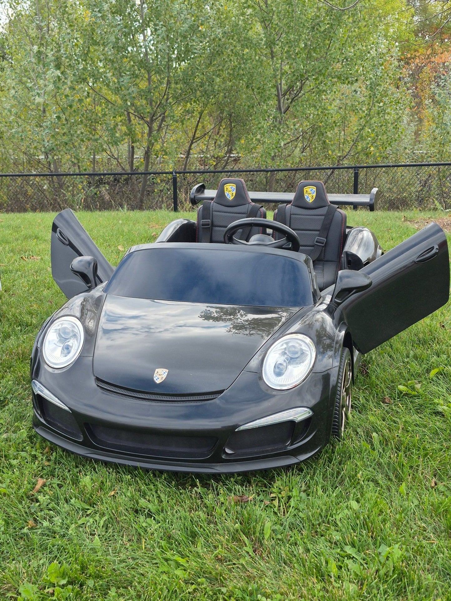 24V Porsche RUF CTR3 2 Seater Kids Ride On Car with Remote Control - Couch Potato