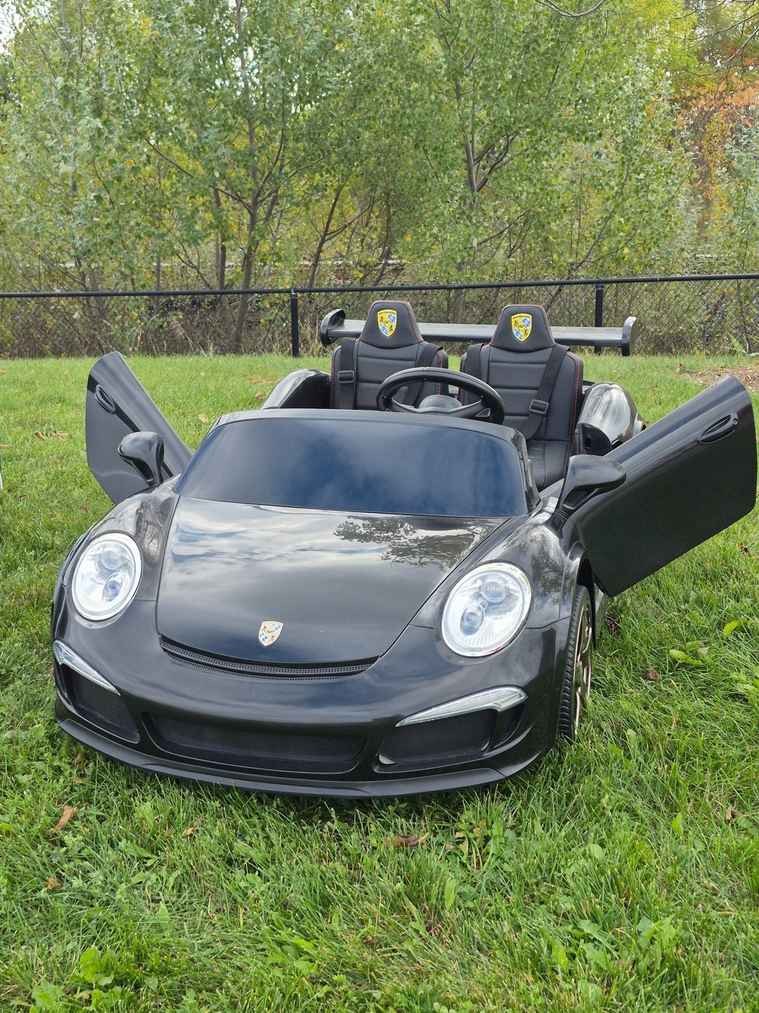24V Porsche RUF CTR3 2 Seater Kids Ride On Car with Remote Control - Couch Potato