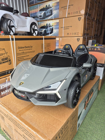 24V Lamborghini Revuelto 4x4 2 Seater Kids Ride On Car with Remote Control - Couch Potato