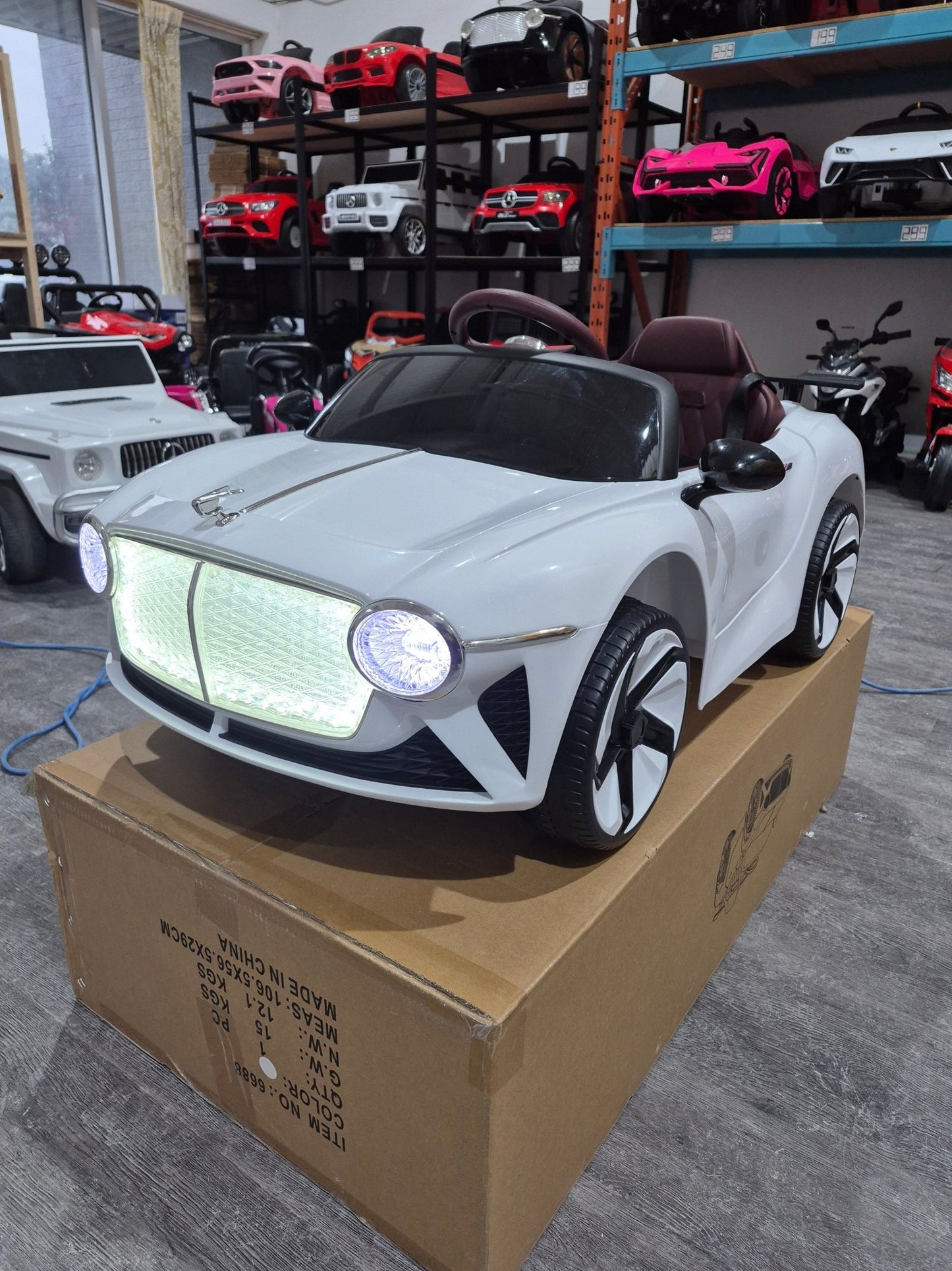 2026 Bentley Style 12V Kids Ride On Car with Remote Control - Couch Potato
