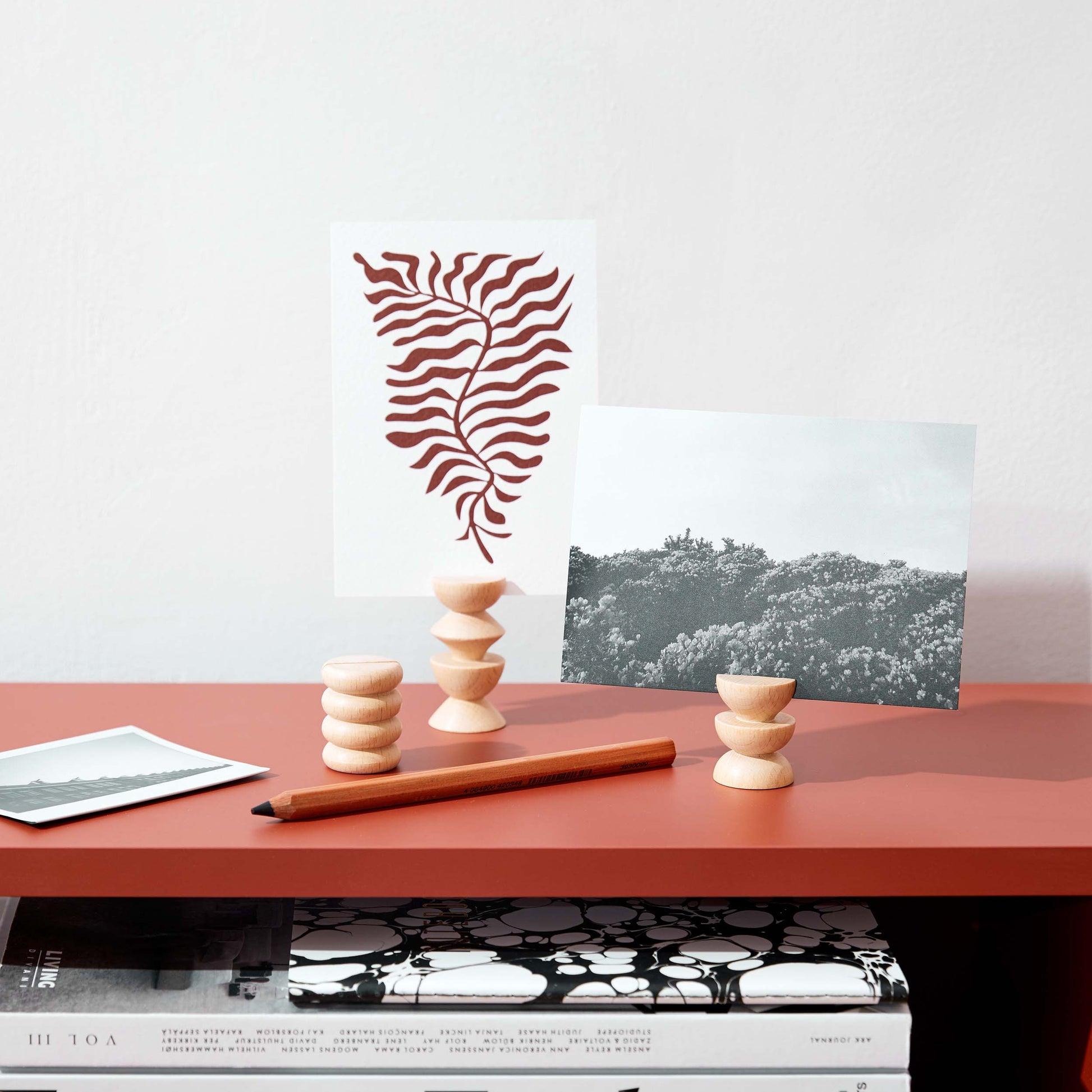 Totem Picture / Postcard Stands - Set of 5 Short - Couch Potato