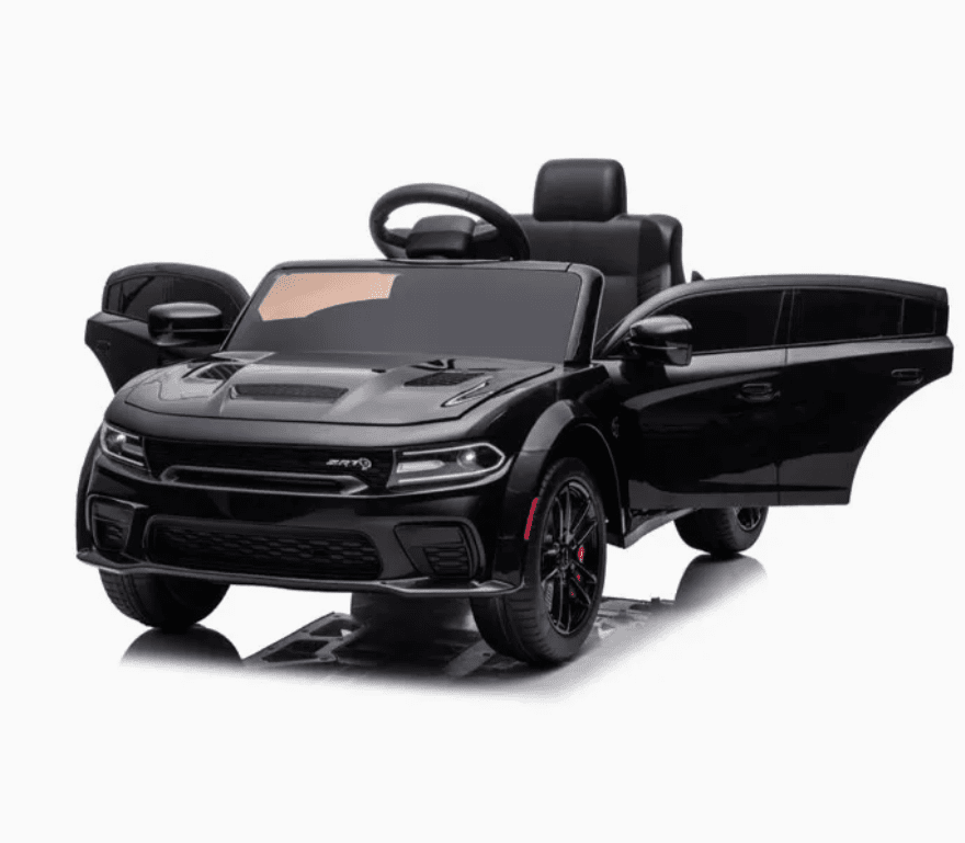 2026 Dodge Charger SRT Hellcat 12V Kids Ride On Car with Remote Control - Couch Potato