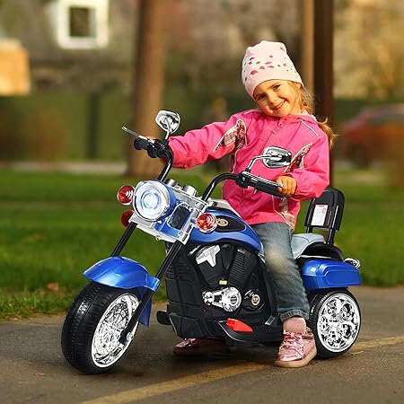 CHOPPER STYLE ELECTRIC RIDE ON TRIKE Ages 1 - 4 - Couch Potato