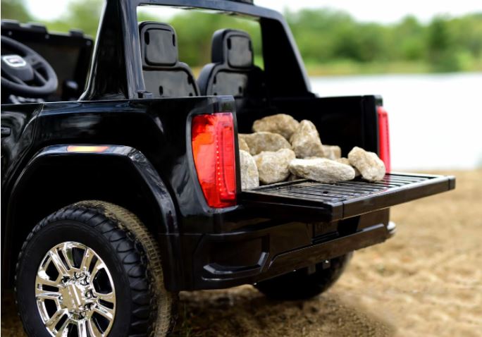 2026 UPGRADED GMC Sierra 24V 2 Seater Kids Ride On Car With Remote Control - Couch Potato