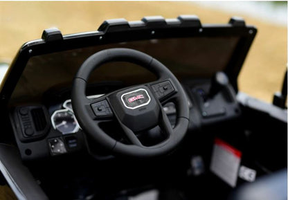 2026 UPGRADED GMC Sierra 24V 2 Seater Kids Ride On Car With Remote Control - Couch Potato