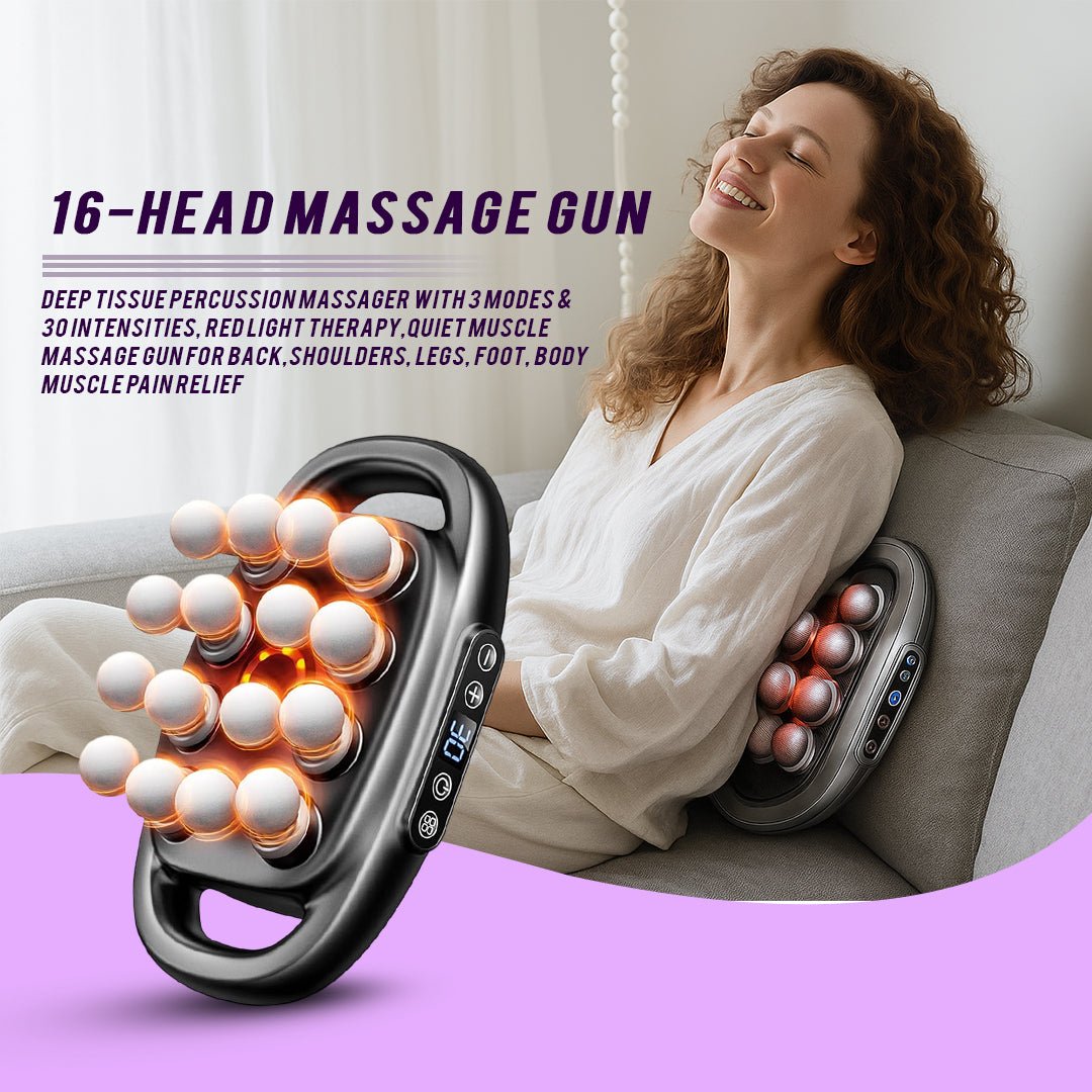 Multi - Head Massage Gun - Couch Potato