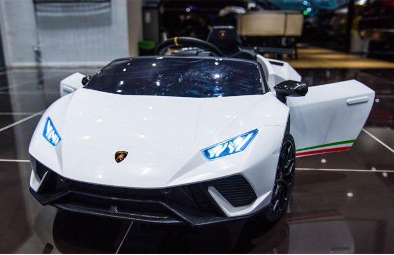 2026 12V Lamborghini Huracan DELUXE Kids Electric Ride On Car with Remote Control - Couch Potato