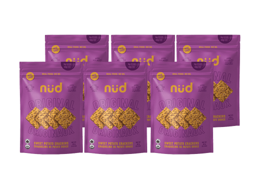 Original Sweet Potato Crackers, 6 x 66g - Pack - Couch Potato