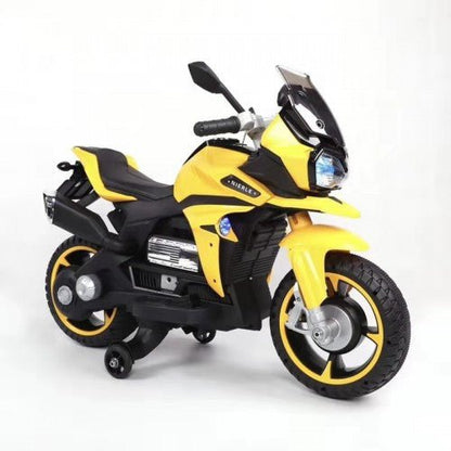 Kids Ride On Electric Motorbike (with removable training wheels) Ages 2 - 6 - Couch Potato